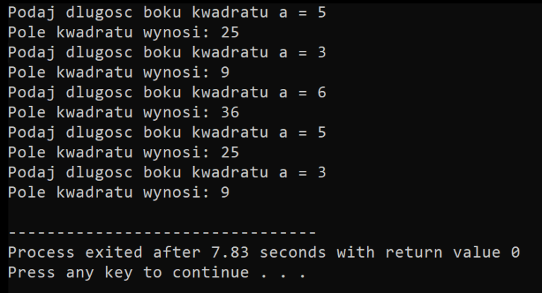 Instrukcja Iteracyjna W C++